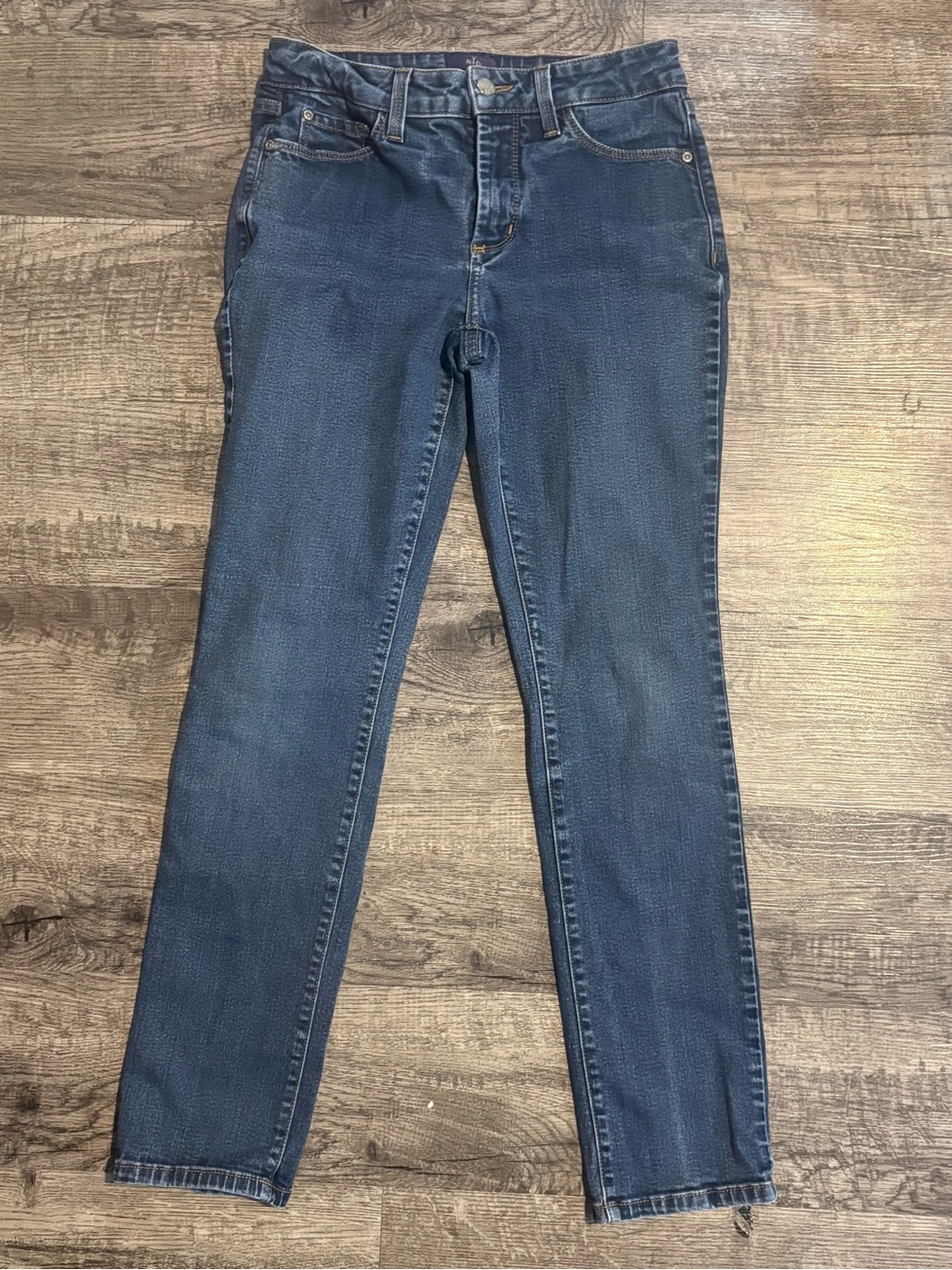 NYDJ Samantha Jeans Women’s 2 Petite Blue Slim Fit Denim